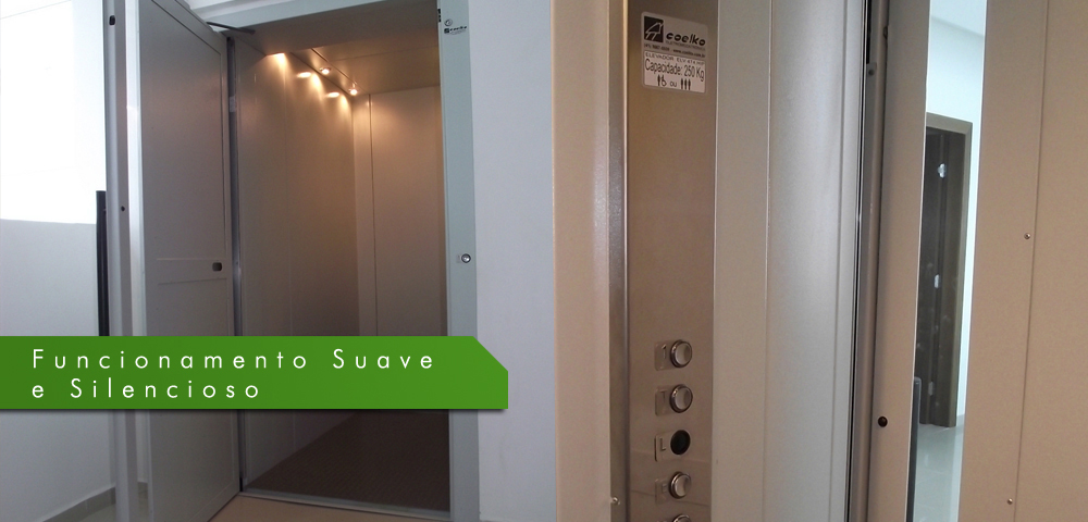 Elevadores com Funcionamento Suave e Silencioso